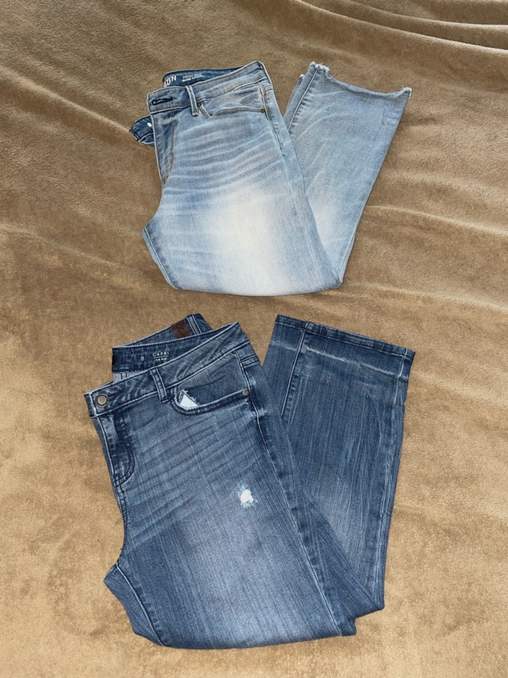Two-Pair Women's Denim Cropped Jeans